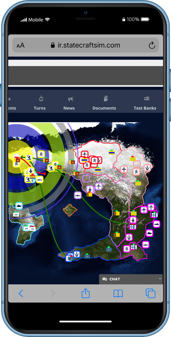 Statecraft International Security Simulation Phone Screen
